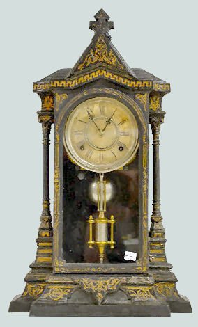 Kroeber "Novelty V.P." Metal Shelf Clock — Antique Clocks Price Guide