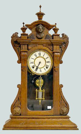 EN Welch Walnut Parlor Clock — Antique Clocks Price Guide