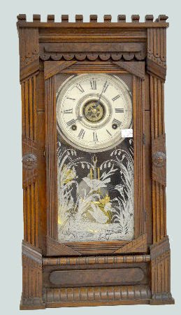 Gilbert "Nebo" 8 Day Shelf Clock w/Alarm — Antique Clocks Price Guide
