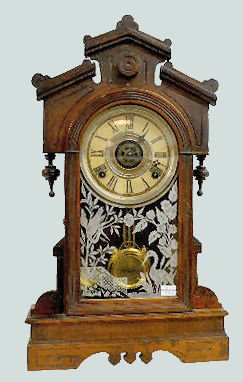 Gilbert "Elia" 8 Day Shelf Clock w/Alarm — Antique Clocks Price Guide