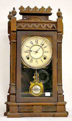 Gilbert "Dacca" 8 Day T &amp; S Shelf Clock — Antique Clocks Price Guide