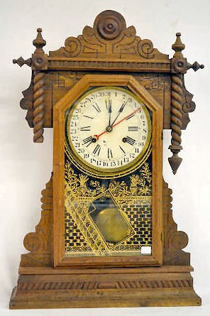 Waterbury "Buffalo" Calendar Clock — Antique Clocks Price Guide