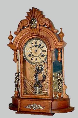 Ansonia Oak "Triumph" Parlor Clock — Antique Clocks Price Guide