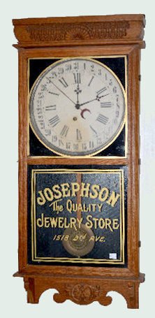 Ingraham "Western Union" Adv. Store Clock — Antique Clocks Price Guide