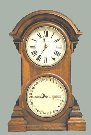 Seth Thomas Walnut Parlor Calendar No. 4 Clock — Antique Clocks Price Guide
