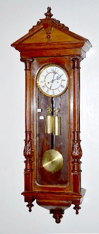 2 Weight Vienna Regulator Clock — Antique Clocks Price Guide