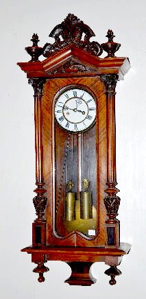 German Gustav Becker 2 Weight Vienna Regulator — Antique Clocks Price Guide
