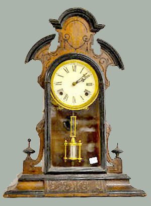 Kroeber "Japanese" 8 Day T &amp; S Shelf Clock — Antique Clocks Price Guide