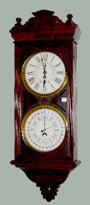 New Haven "Register" Variant Calendar Clock — Antique Clocks Price Guide