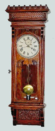 Oak Gilbert No. 10 Wall Regulator Clock — Antique Clocks Price Guide