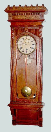 Walnut Gilbert No. 10 1/2 Regulator Clock — Antique Clocks Price Guide