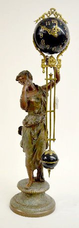 Ansonia "Juno" Ball Swing Clock — Antique Clocks Price Guide