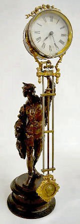 Ansonia "Fisher" Ball Swing Clock — Antique Clocks Price Guide