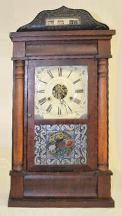 Seth Thomas Column Clock w/Metal Calendar Top — Antique Clocks Price Guide