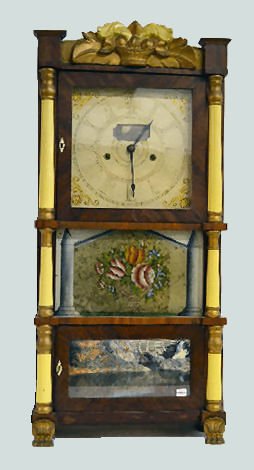 Upson, Merriman &amp; Co. Triple Decker Clock — Antique Clocks Price Guide