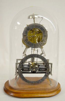 Contemporary Dome Calendar Clock — Antique Clocks Price Guide