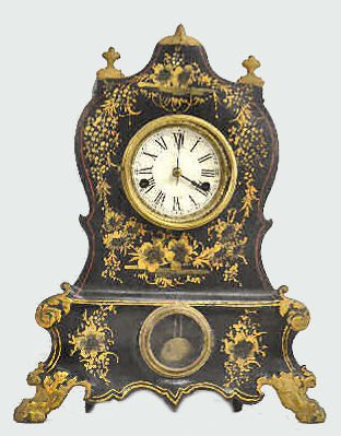 Waterbury Iron Front Shelf Clock — Antique Clocks Price Guide