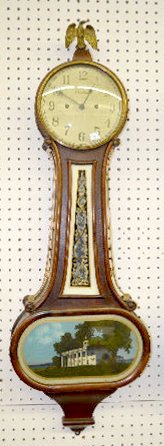 New Haven "Wilson" 30 Day Banjo Clock — Antique Clocks Price Guide