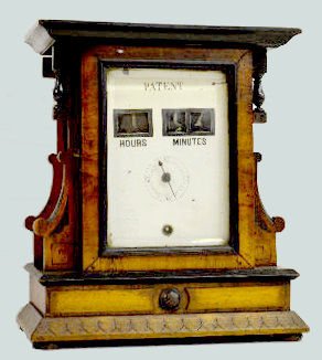 Roller Dial 12 Hour Shelf Clock — Antique Clocks Price Guide
