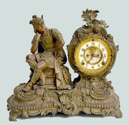 Ansonia "Hermes" Statue Clock — Antique Clocks Price Guide