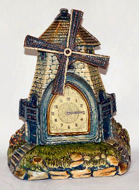 DeLuxe "The Village Mill" Clock — Antique Clocks Price Guide