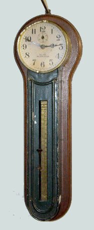 Gain's Reminder Hanging Clock — Antique Clocks Price Guide