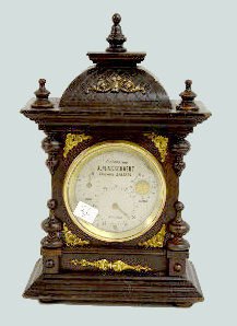 French Miniature Astro Shelf Clock — Antique Clocks Price Guide