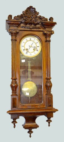 Gustav Becker Wall Hanging Clock — Antique Clocks Price Guide