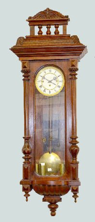 Gustav Becker 3 Weight Vienna Regulator Clock — Antique Clocks Price Guide