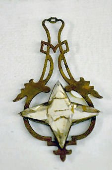 Antique Mirror Back Star Clock Pendulum — Antique Clocks Price Guide
