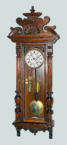 2 Weight Vienna Regulator Clock — Antique Clocks Price Guide