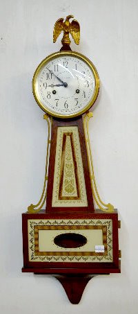 Seth Thomas T &amp; S Banjo Clock — Antique Clocks Price Guide