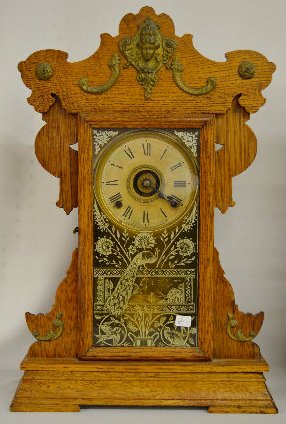 Seth Thomas "Metal 1118" Oak Kitchen Clock — Antique Clocks Price Guide