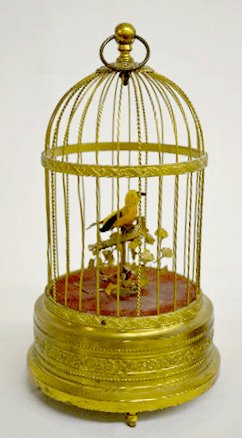 Antique Automated Bird in Musical Cage — Antique Clocks Price Guide