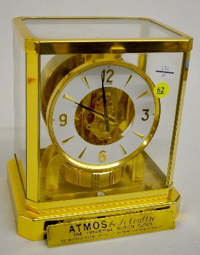 Le Coultre Atmos Perpetual Motion Clock — Antique Clocks Price Guide