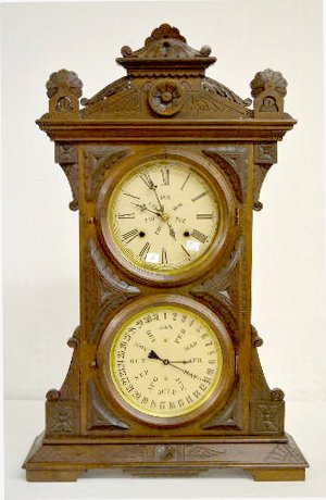 E.N. Welch "Audran" Calendar Clock — Antique Clocks Price Guide