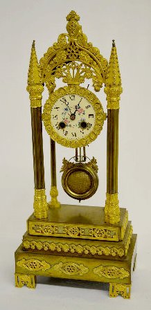 French Architectural Empire Clock, Sessions Mvmt — Antique Clocks Price Guide
