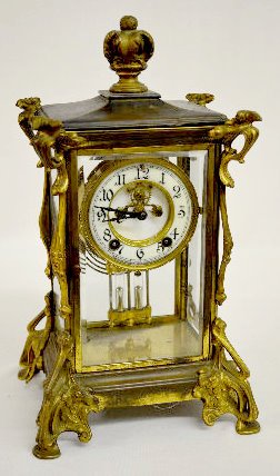 New Haven "Thames" Crystal Regulator Clock — Antique Clocks Price Guide