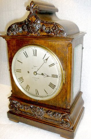 RARE! Dent, London Oak Carved Fusee Clock — Antique Clocks Price Guide