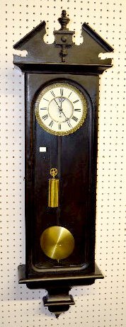 1 Weight Vienna Regulator Wall Clock — Antique Clocks Price Guide