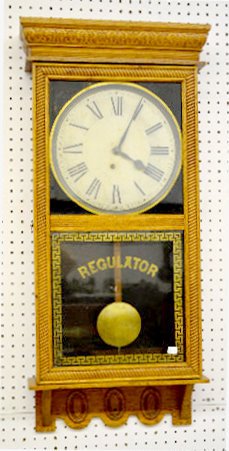 Ingraham "Northwestern" Oak Regulator Clock — Antique Clocks Price Guide