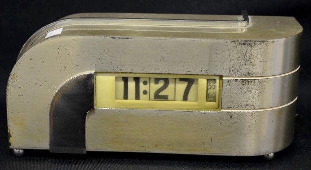Lawson Art Deco Electric Digital Clock — Antique Clocks Price Guide