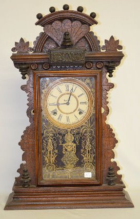 Ingraham "Bullion" Oak Kitchen Clock — Antique Clocks Price Guide
