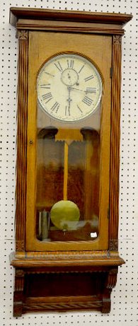 Gilbert Wall Regulator w/Deadbeat Escapement — Antique Clocks Price Guide