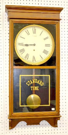 Sessions Store "Regulator No. 2" Oak Wall Clock — Antique Clocks Price Guide