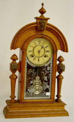 Ansonia "King" Oak Parlor Clock — Antique Clocks Price Guide