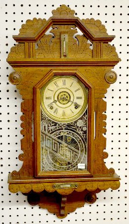 Ingraham "Crown Drop" Hanging Kitchen Clock — Antique Clocks Price Guide