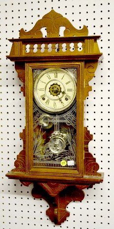 Waterbury "Lawrence" Hanging Kitchen Clock — Antique Clocks Price Guide
