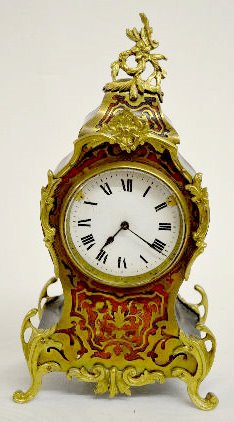 French Miniature Boulle Shelf Clock — Antique Clocks Price Guide