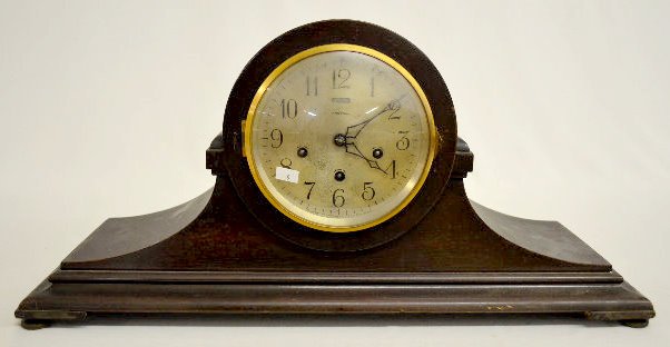 Ansonia Tambour WMC Chiming Mantel Clock — Antique Clocks Price Guide